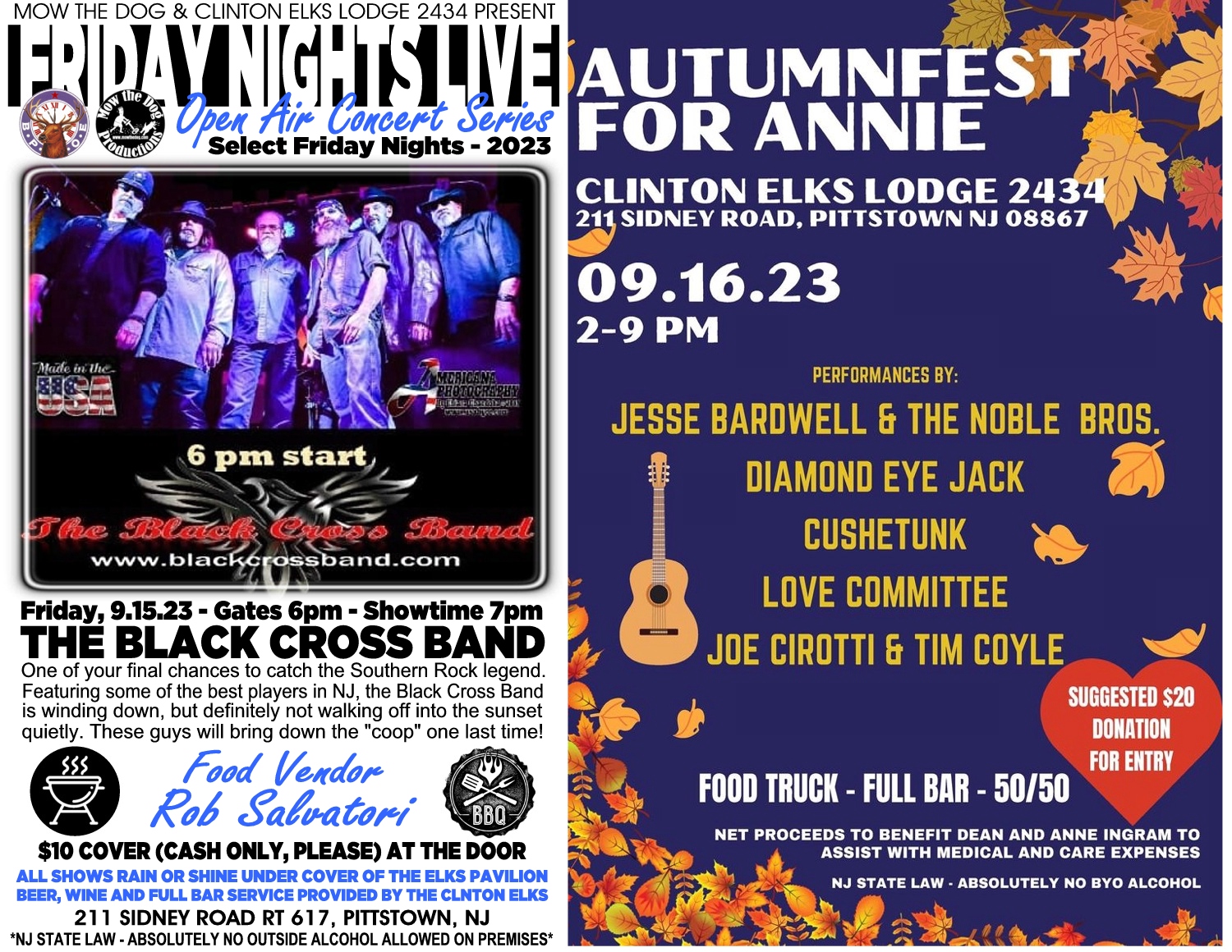 Friday Nights Live and Autumnfest for Annie
